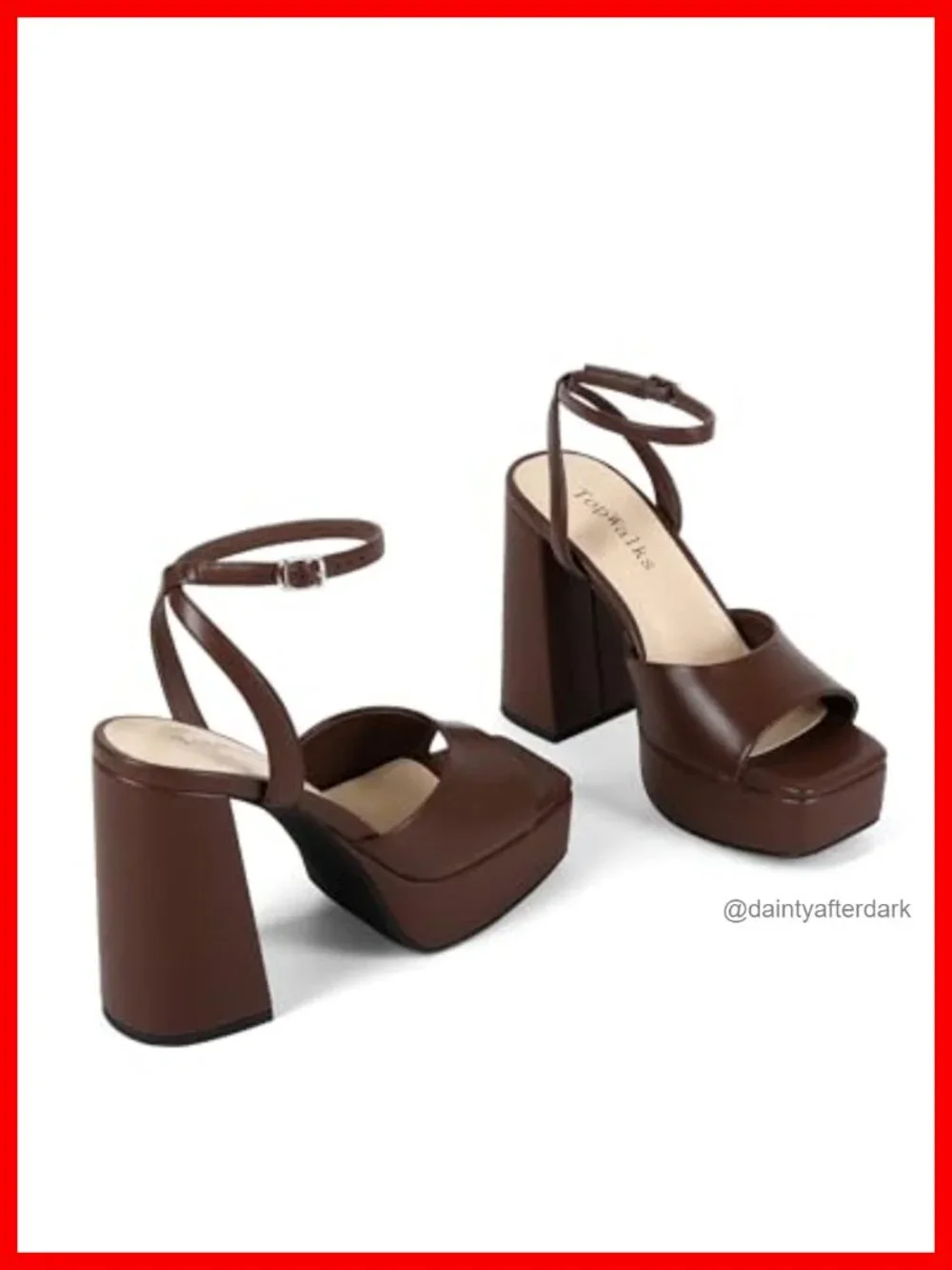 Chunky Platform Heels Wedge Sandals for Women Ankle Strap Open Toe Dress Shoes